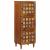 Bufet cu depozitare castan 40 x 33 x 110 cm Lemn de mango solid GartenMobel Dekor