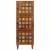 Bufet cu depozitare castan 40 x 33 x 110 cm Lemn de mango solid GartenMobel Dekor
