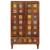 Bufet cu sertar castan 60 x 33,5 x 100 cm Lemn de mango solid GartenMobel Dekor