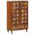 Bufet cu sertar castan 60 x 33,5 x 100 cm Lemn de mango solid GartenMobel Dekor