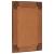 Oglindă pentru baie castan 50 x 70 x 2,5 cm Lemn de mango solid GartenMobel Dekor