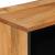 Cabinet TV cu ușă natural 80 x 33 x 46 cm Lemn de mango solid GartenMobel Dekor