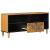 Cabinet TV cu raft natural 100 x 33 x 46 cm Lemn de mango solid GartenMobel Dekor