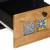 Cabinet TV cu raft natural 100 x 33 x 46 cm Lemn de mango solid GartenMobel Dekor