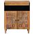 Bufet cu ușă natural 60 x 33,5 x 75 cm Lemn de mango solid GartenMobel Dekor