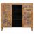 Bufet cu raft natural 90 x 33 x 75 cm Lemn de mango solid GartenMobel Dekor