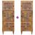 Bufet cu ușă natural 40 x 33 x 110 cm Lemn de mango solid GartenMobel Dekor
