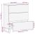 Dulap de depozitare Maro 60 x 33 x 75 cm Lemn de mango solid GartenMobel Dekor