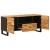 Cabinet TV cu raft Maro 105 x 33 x 46 cm Lemn de mango solid GartenMobel Dekor