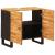 Dulap pentru Chiuveta de Baie cu ușă natural 62 x 33 x 58 cm GartenMobel Dekor