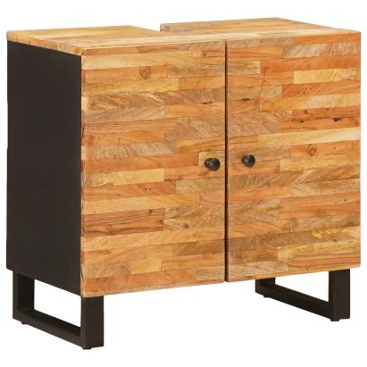 Dulap pentru Chiuveta de Baie cu ușă natural 62 x 33 x 58 cm GartenMobel Dekor