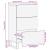 Dulap lateral Maro 40 x 33 x 75 cm Lemn de mango solid GartenMobel Dekor