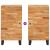 Dulap lateral cu ușă Maro 40 x 33 x 75 cm Lemn de mango solid GartenMobel Dekor