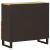 Dulap lateral cu ușă Maro 90 x 33 x 75 cm Lemn de mango solid GartenMobel Dekor