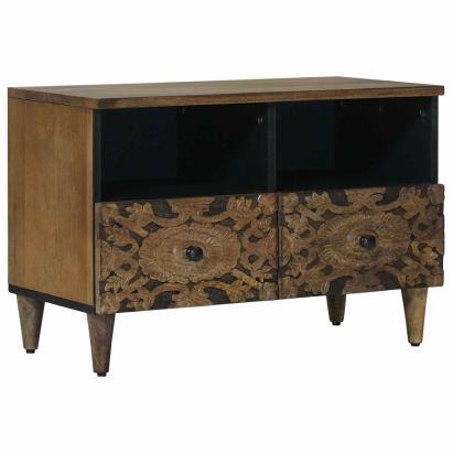 Cabinet TV Maro 70 x 33,5 x 46 cm Lemn de mango solid GartenMobel Dekor