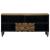 Cabinet TV cu raft Maro 100 x 33,5 x 46 cm Lemn de mango solid GartenMobel Dekor