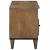 Cabinet TV cu raft Maro 100 x 33,5 x 46 cm Lemn de mango solid GartenMobel Dekor