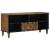 Cabinet TV cu raft Maro 100 x 33,5 x 46 cm Lemn de mango solid GartenMobel Dekor