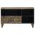 Cabinet TV cu sertar Maro 80 x 33,5 x 46 cm Lemn de mango solid GartenMobel Dekor
