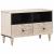 Cabinet TV Alb 70 x 33,5 x 46 cm Lemn de mango solid GartenMobel Dekor