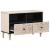 Cabinet TV Alb 70 x 33,5 x 46 cm Lemn de mango solid GartenMobel Dekor