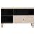 Cabinet TV cu sertar Alb 80 x 33,5 x 46 cm Lemn de mango solid GartenMobel Dekor