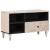 Cabinet TV cu sertar Alb 80 x 33,5 x 46 cm Lemn de mango solid GartenMobel Dekor