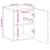Dulap Suspendat pentru Baie cu depozitare Alb 38 x 33,5 x 48 cm GartenMobel Dekor