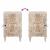 Dulap de Baie cu ușă Alb 38 x 33,5 x 58 cm Lemn de mango solid GartenMobel Dekor