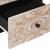 Bufet cu sertar Alb 40 x 33,5 x 75 cm Lemn de mango solid GartenMobel Dekor