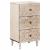 Bufet cu sertar Alb 40 x 33,5 x 75 cm Lemn de mango solid GartenMobel Dekor