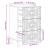 Bufet cu sertar Alb 40 x 33,5 x 75 cm Lemn de mango solid GartenMobel Dekor