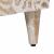 Bufet cu depozitare Alb 60 x 33,5 x 75 cm Lemn de mango solid GartenMobel Dekor