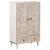 Șifonier Înalt Alb 60 x 33,5 x 100 cm Lemn de mango solid GartenMobel Dekor