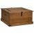 Cufă de depozitare HALDEN 91x91x47 cm din lemn masiv de pin GartenMobel Dekor