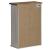 Dulap suspendat HALDEN cu ușă glisantă alb 49x22,5x70 cm pin GartenMobel Dekor