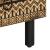 Dulap TV, negru, 70x33,5x46 cm, lemn masiv de mango brut GartenMobel Dekor
