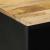 Dulap TV, negru, 70x33,5x46 cm, lemn masiv de mango brut GartenMobel Dekor
