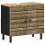 Dulap chiuveta de baie, negru, 62x33x58 cm, lemn masiv de mango GartenMobel Dekor