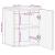 Dulap suspendat de baie negru 38x33,5x48cm, lemn masiv de mango GartenMobel Dekor