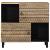 Dulap, 80x33,5x75 cm, lemn masiv de mango brut GartenMobel Dekor