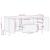 Dulapuri de depozitare cu sertar Multicolour 105 x 33,5 x 46 cm GartenMobel Dekor
