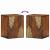Dulap de perete Maro miere 38 x 33 x 48 cm Lemn de mango solid GartenMobel Dekor