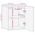 Dulap de perete Maro miere 38 x 33 x 48 cm Lemn de mango solid GartenMobel Dekor