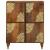 Bufet cu raft cu ușă Maro 60 x 33 x 75 cm Lemn de mango solid GartenMobel Dekor