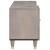 Cabinet TV cu raft Gri 105 x 33 x 46 cm Lemn de mango solid GartenMobel Dekor