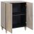Bufet Gri și Aur 60 x 33 x 75 cm Lemn de mango solid GartenMobel Dekor
