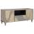 Cabinet TV cu sertar Gri 105 x 33 x 46 cm Lemn de mango solid GartenMobel Dekor