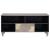 Cabinet TV cu sertar Gri 100 x 33 x 46 cm Lemn de mango solid GartenMobel Dekor