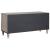 Cabinet TV cu sertar Gri 100 x 33 x 46 cm Lemn de mango solid GartenMobel Dekor